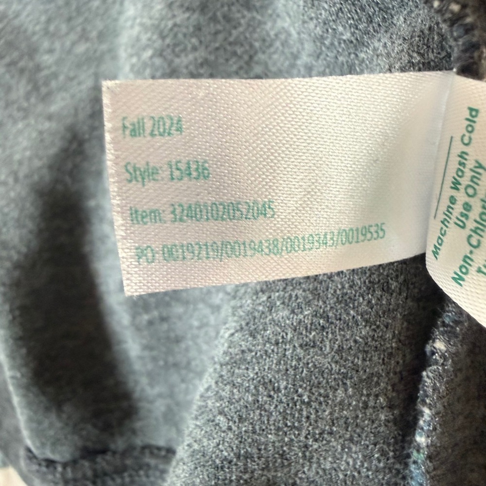 Marine Layer Re-Spun Sweatshirt Mens XL Blue Striped Excellent Crewneck Pullover - Picture 9 of 9